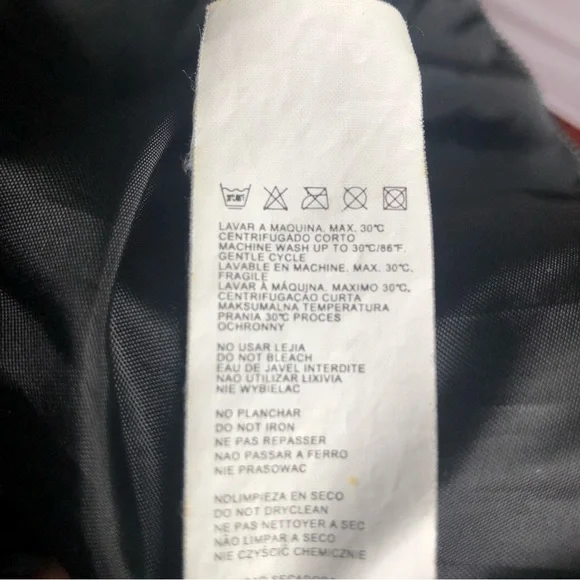 ZARA TRF Coat Size M Hooded Puffer Quilted Warm Outdoor Wind Rain - Picture 8 of 8